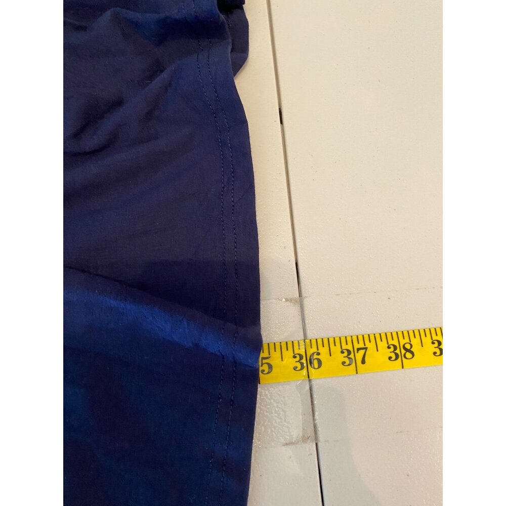 Navy Blue Qacohu Dress Tiered Long Sleeve XL - Picture 8 of 12